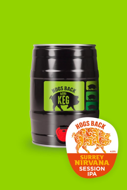 5 litre Mini Keg - Fresh - 5 litre Mini Keg - Fresh - Hogs Back Brewery