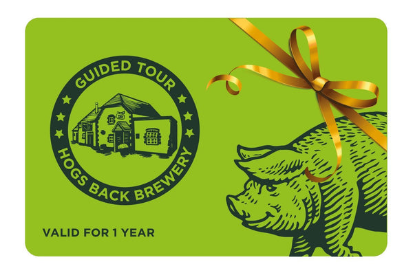Hogs Back guided Brewery Tour voucher - Hogs Back Brewery Tour e-Voucher - Hogs Back Brewery