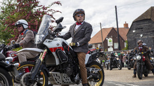 Riders at the Distinguished Gentleman's Ride in Surrey