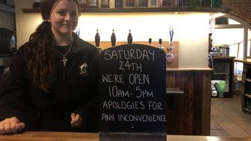 Early closing this Saturday in the Tap