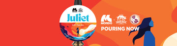 Juliet Pale Ale beer pouring now