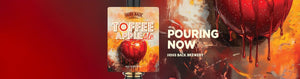 Autumnal Toffee Apple Ale Pouring - Hogs Back Brewery