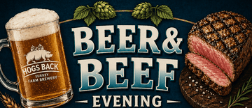Beer & Beef Charity Evening - Hogs Back Brewery