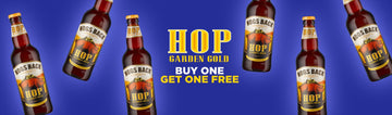 Buy one get one free on hop garden gold cases - Hogs Back Brewery