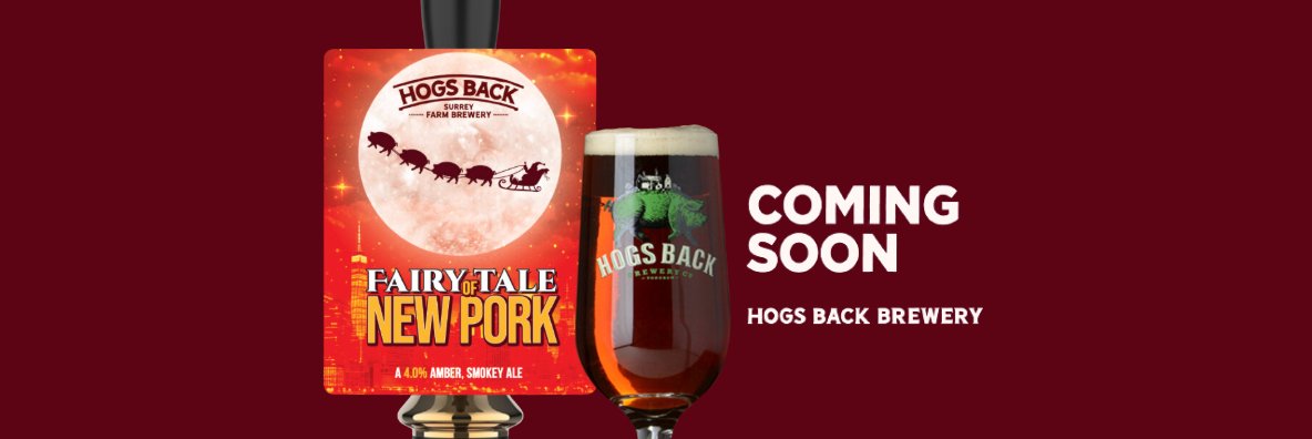 Fairy Tale of New Pork is coming – Hogs Back Brewery