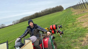 Getting ready for VIP Grazers - Hogs Back Brewery