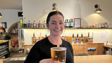 Gina on path to Beer Sommelier success - Hogs Back Brewery