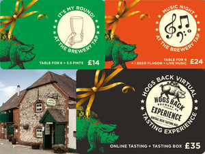 Hogs Back launches ‘experience’ vouchers for Christmas - Hogs Back Brewery