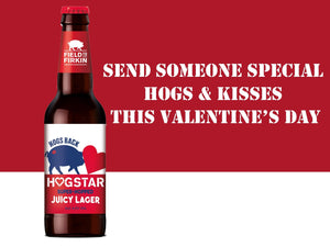 Hogstar Juicy Lager launched for Valentine’s Day - Hogs Back Brewery