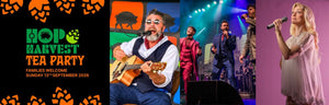 Hop Harvest TEA Party 2026 line up confirmed! - Hogs Back Brewery