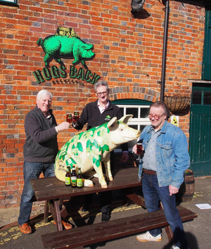 'Hopping’ to it with charity hog campaign - Hogs Back Brewery