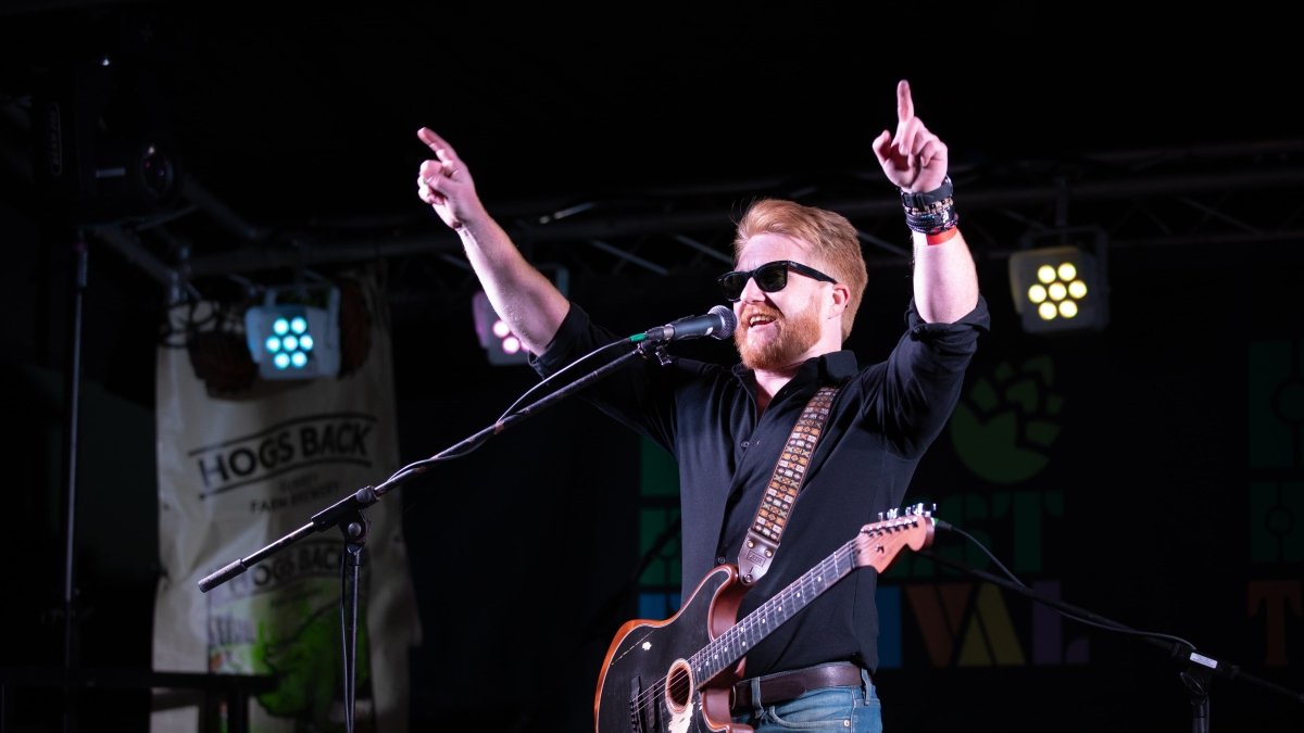 Luke Edney to perform at the Tap Opening – Hogs Back Brewery