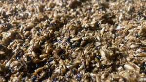Close up of malt in the mash tun