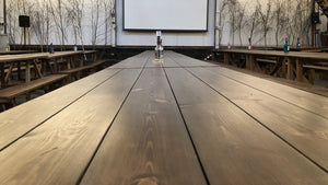 New Trestle Tables - Hogs Back Brewery