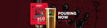 Notorious P.I.G Pouring Now - Hogs Back Brewery