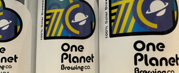 One Planet Cans land - Hogs Back Brewery