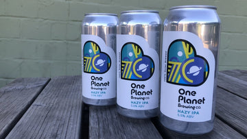 One Planet launches its first cans - Hogs Back Brewery