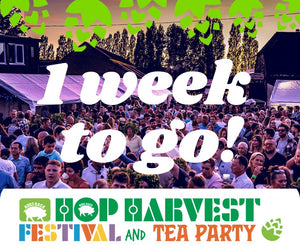 One week until party time! - Hogs Back Brewery