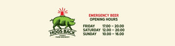 Party Weekend 2025 Emergency Beer Service - Hogs Back Brewery