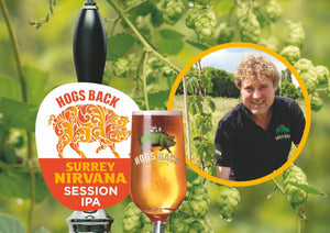 Pub hop giveaway marks relaunch of Surrey Nirvana Session IPA - Hogs Back Brewery