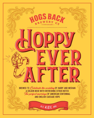 Raise a toast for the Royal Wedding with Hoppy Ever After - Hogs Back Brewery