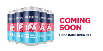 The Hero IPA coming soon in cans - Hogs Back Brewery 