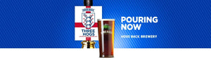 Three Hogs Pouring Now - Hogs Back Brewery