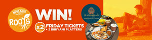 Win 2 x Hogs Back Roots Tickets & 2 x Biriyani Platters from Mandiras Kitchen - Hogs Back Brewery