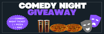 Win a Comedy Night Bundle - Hogs Back Brewery