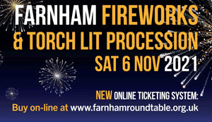 Win Family tickets to the Farnham Fireworks - Hogs Back Brewery 