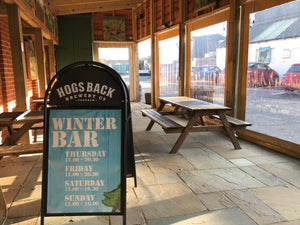 Winter Bar opening this weekend! - Hogs Back Brewery