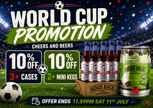World Cup Promotion - 10% off! - Hogs Back Brewery