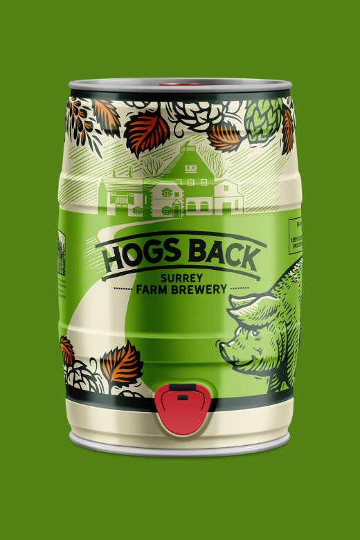 5 litre Mini Keg - Fresh - 5 litre Mini Keg - Fresh - Hogs Back Brewery