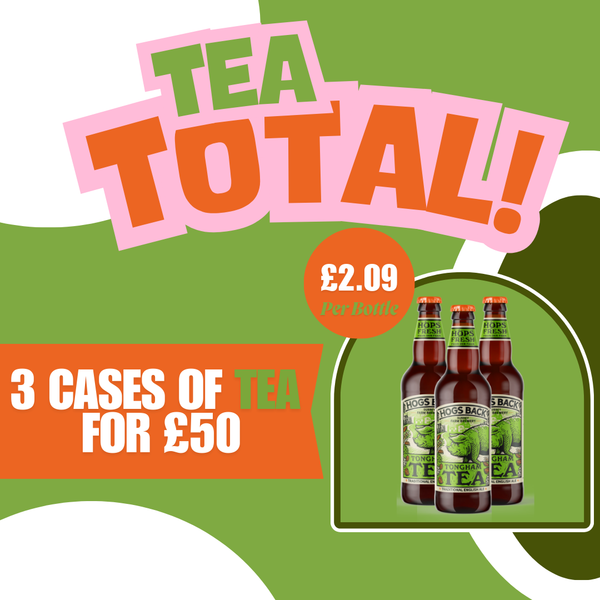 TEA TOTAL - 3 CASES of TEA FOR £50