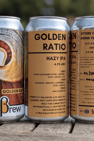 AlgeBrew Golden Ratio 440ml Can - AlgeBrew Golden Ratio 440ml Can - Hogs Back Brewery