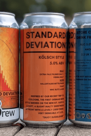 AlgeBrew Standard Deviation 440ml Can - AlgeBrew Standard Deviation 440ml Can - Hogs Back Brewery