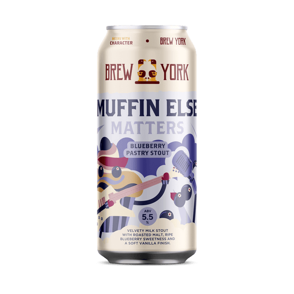 Brew York - Muffin Else Matters 440ml - Brew York - Muffin Else Matters 440ml - Hogs Back Brewery