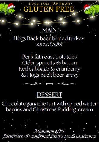 Christmas party packages - Christmas party packages - Hogs Back Brewery