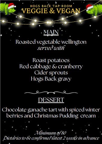 Christmas party packages - Christmas party packages - Hogs Back Brewery