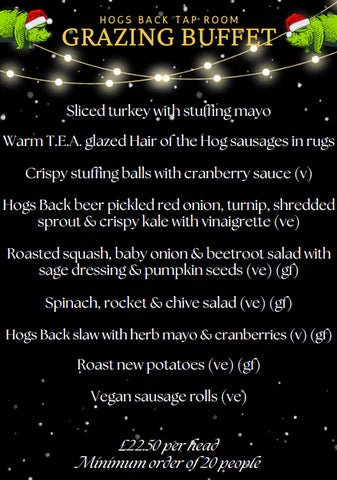 Christmas party packages - Christmas party packages - Hogs Back Brewery