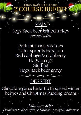 Christmas party packages - Christmas party packages - Hogs Back Brewery