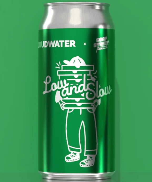 Cloudwater x Soap Street Pizza - Low and Slow - Cloudwater x Soap Street Pizza - Low and Slow - Hogs Back Brewery