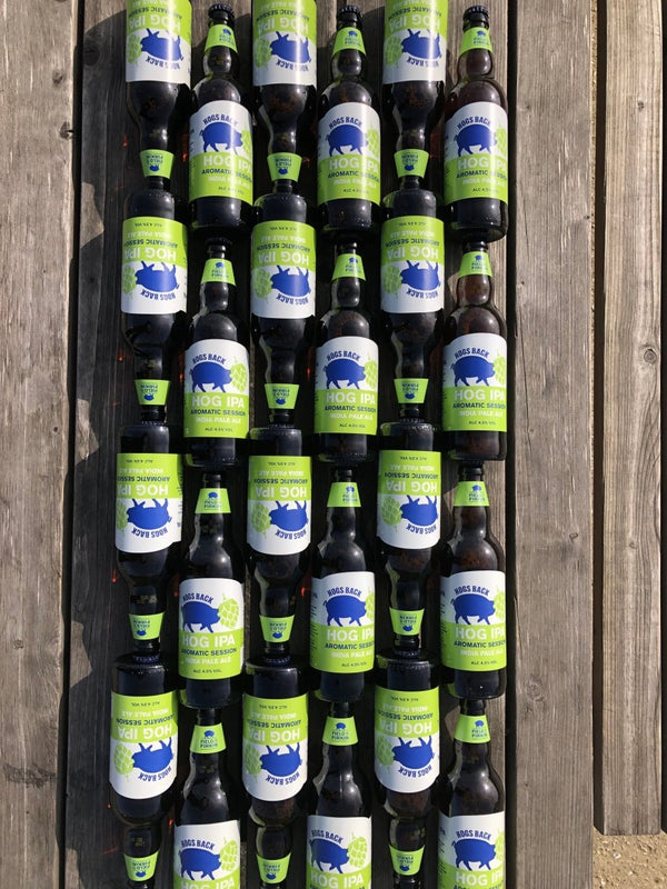 24 bottles of Hog IPA beer - Hog IPA - 3 cases for £50 - Hogs Back Brewery