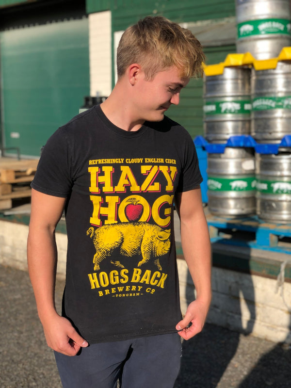 Hogs Back Hazy Hog T Shirt - Hogs Back Hazy Hog T Shirt - Hogs Back Brewery