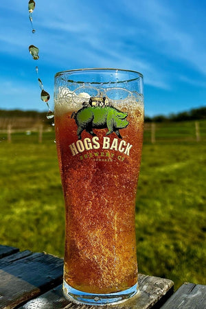 Hogs Back Pint Glass - Hogs Back Pint Glass - Hogs Back Brewery