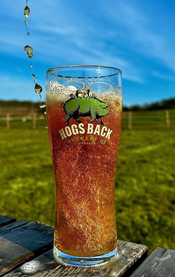 Hogs Back Pint Glass - Hogs Back Pint Glass - Hogs Back Brewery