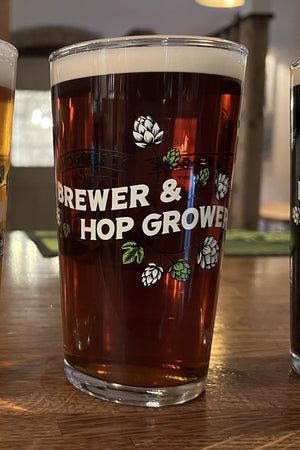 Hogs Back Pint Glass - Hogs Back Pint Glass - Hogs Back Brewery