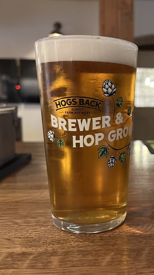 Hogs Back Pint Glass - Hogs Back Pint Glass - Hogs Back Brewery