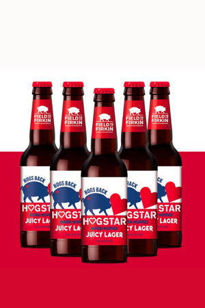 Hogstar Juicy Lager X 12 - Hogstar Juicy Lager X 12 - Hogs Back Brewery