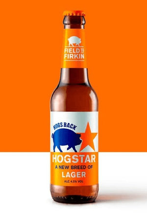 Hogstar Lager Case x12 - Hogstar Lager Case x12 - Hogs Back Brewery